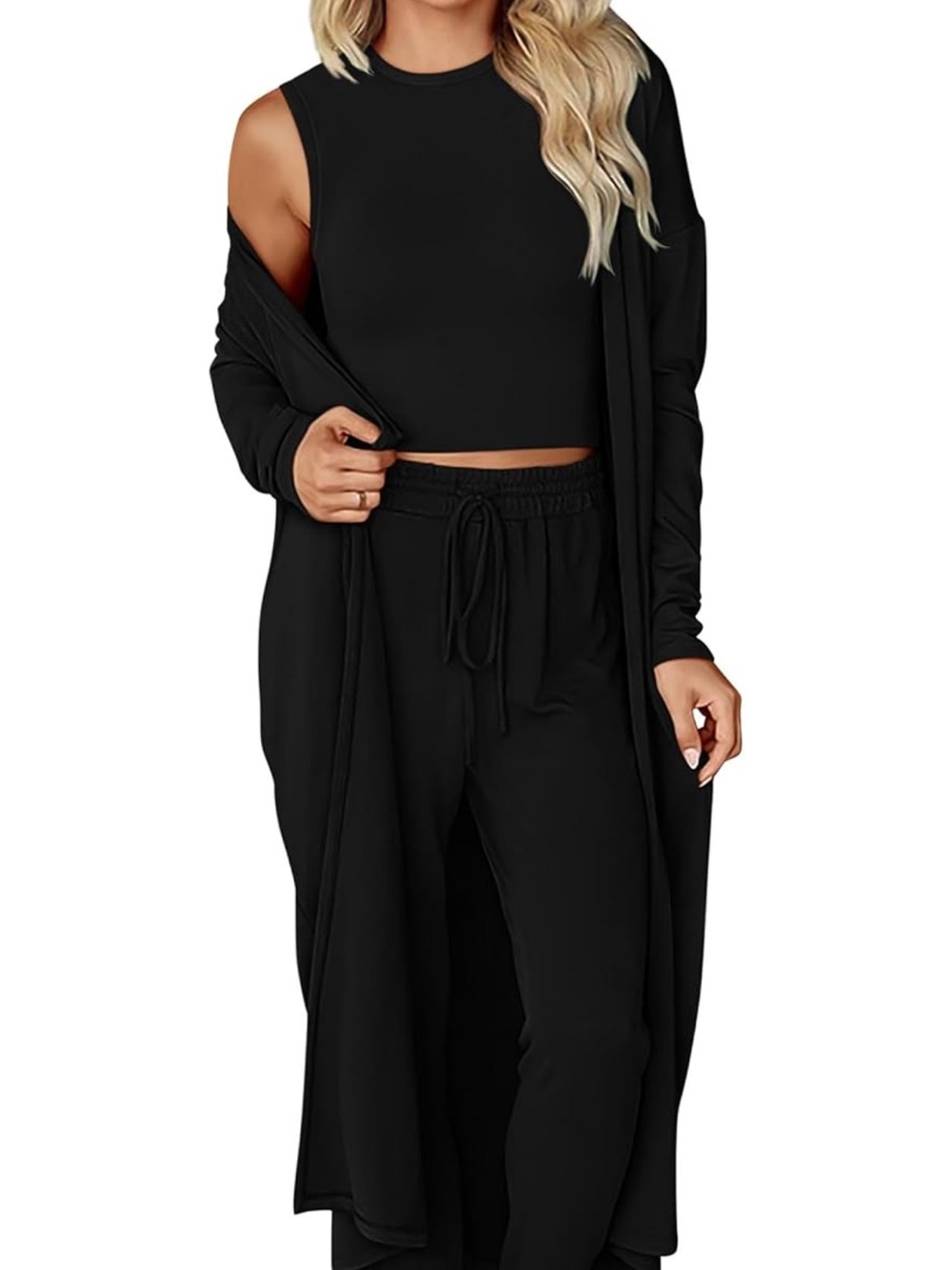 3 piece lounge set 
women’s travel airport outfit